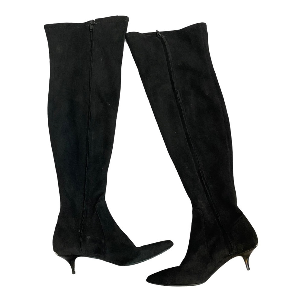Michael Kors Black Over the Knee Heeled Boots NEW